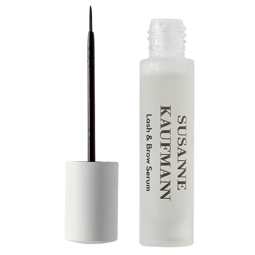 Susanne Kaufmann Lash & Brow Serum bottle and applicator.