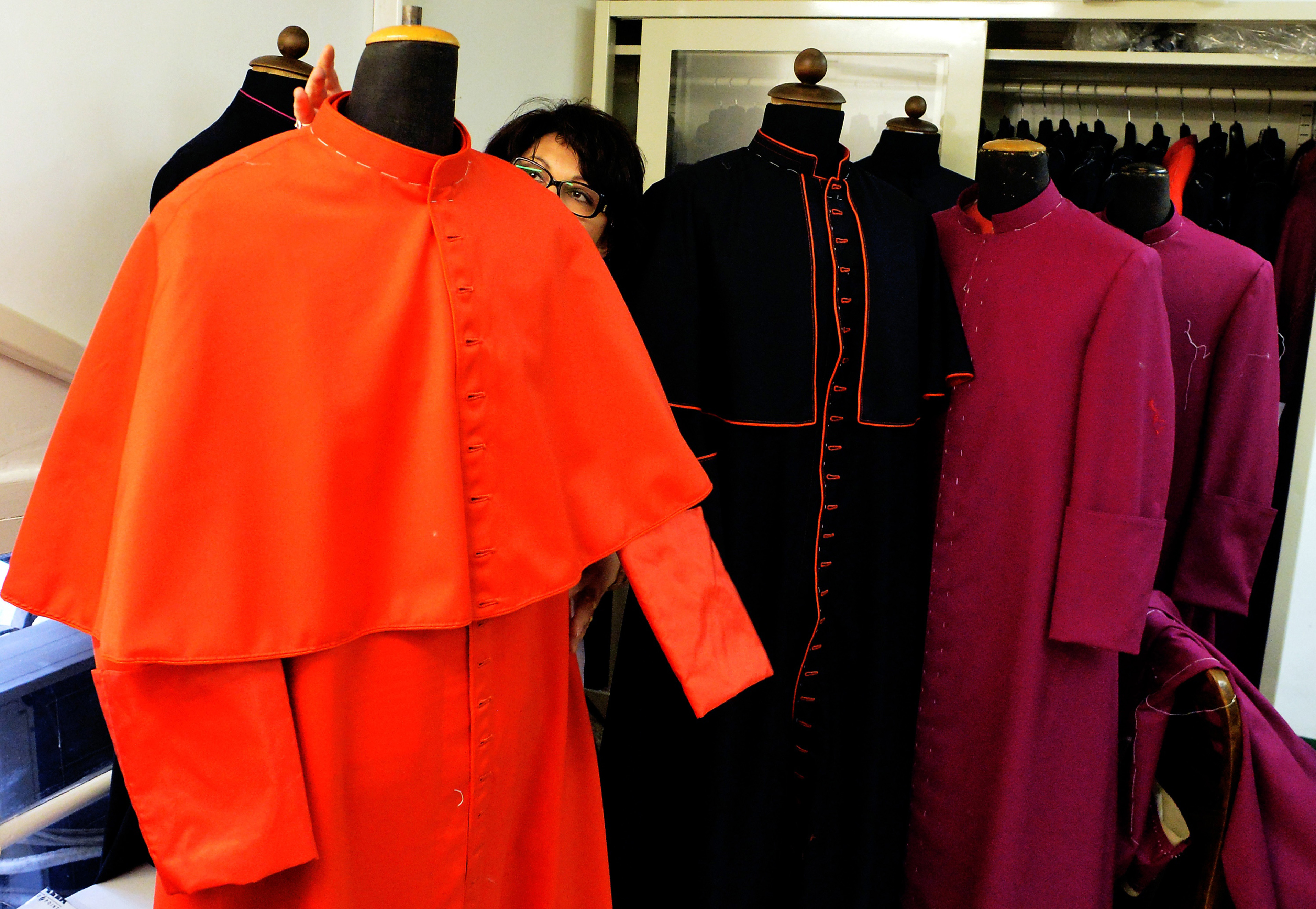 ITALY-POPE-CLOTHING-TAILOR-GAMMARELLI